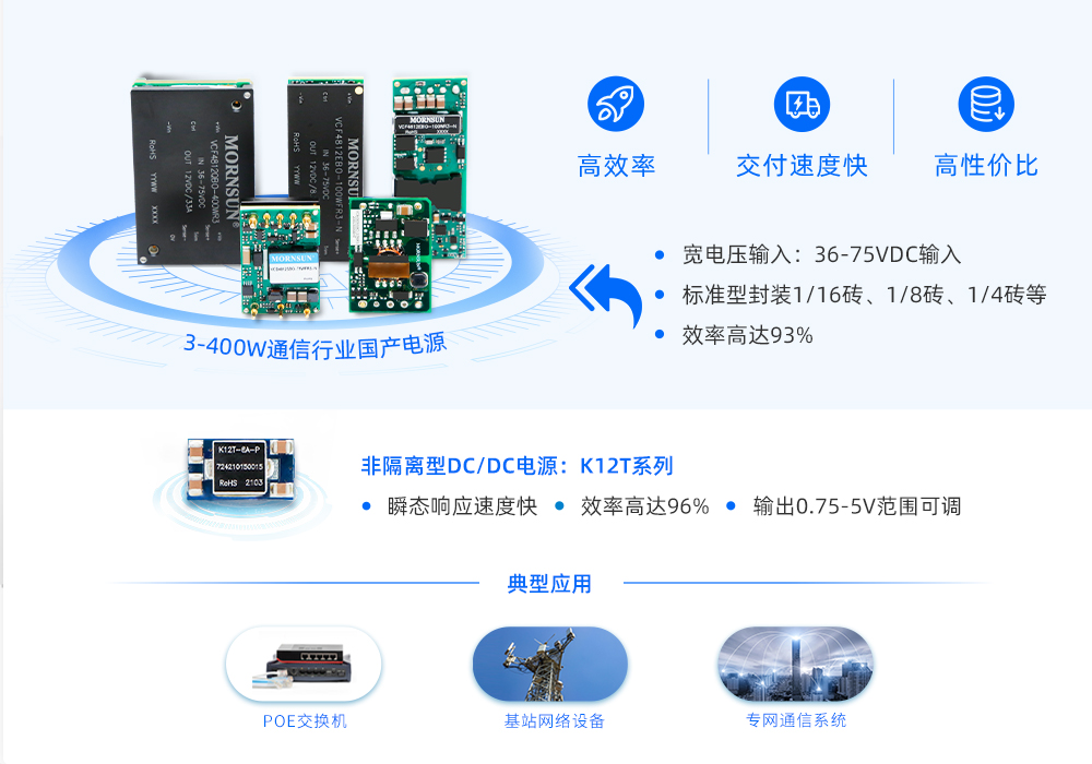 3-400W DC-DC通信电源